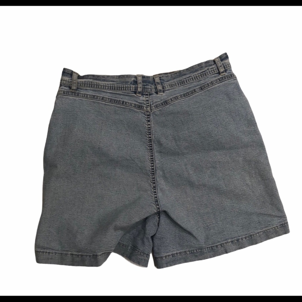 Gloria Vanderbilt Demin Jean Shorts size 14 - Picture 4 of 16